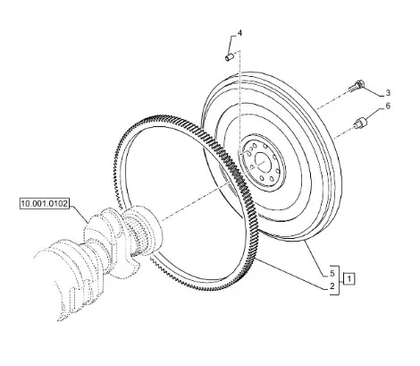 4895353 - зубчатый венец